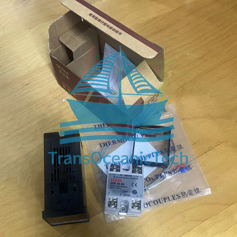 1 set REX-C100 Digital PID Temperature controller SSR k Type Thermocouple New