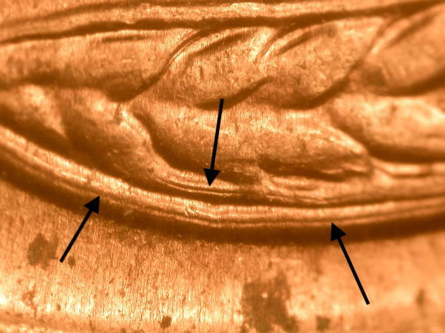 1944-D DDR-010 Doubled Die Reverse BU Red/Brown Lincoln Cent