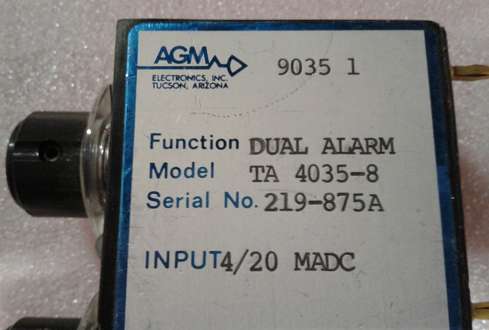 AGM Electronics TA 4035-8 Dual Alarm 4/20 MADC