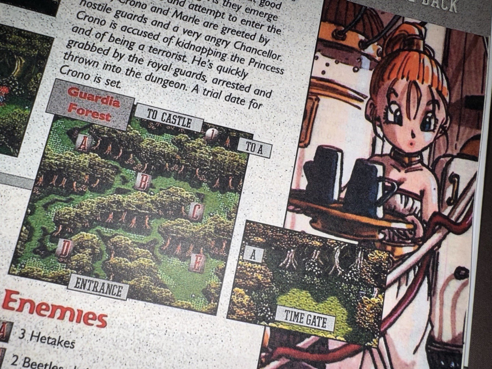 Chrono Trigger SNES Custom Super Nintendo Hardcover Strategy Guide
