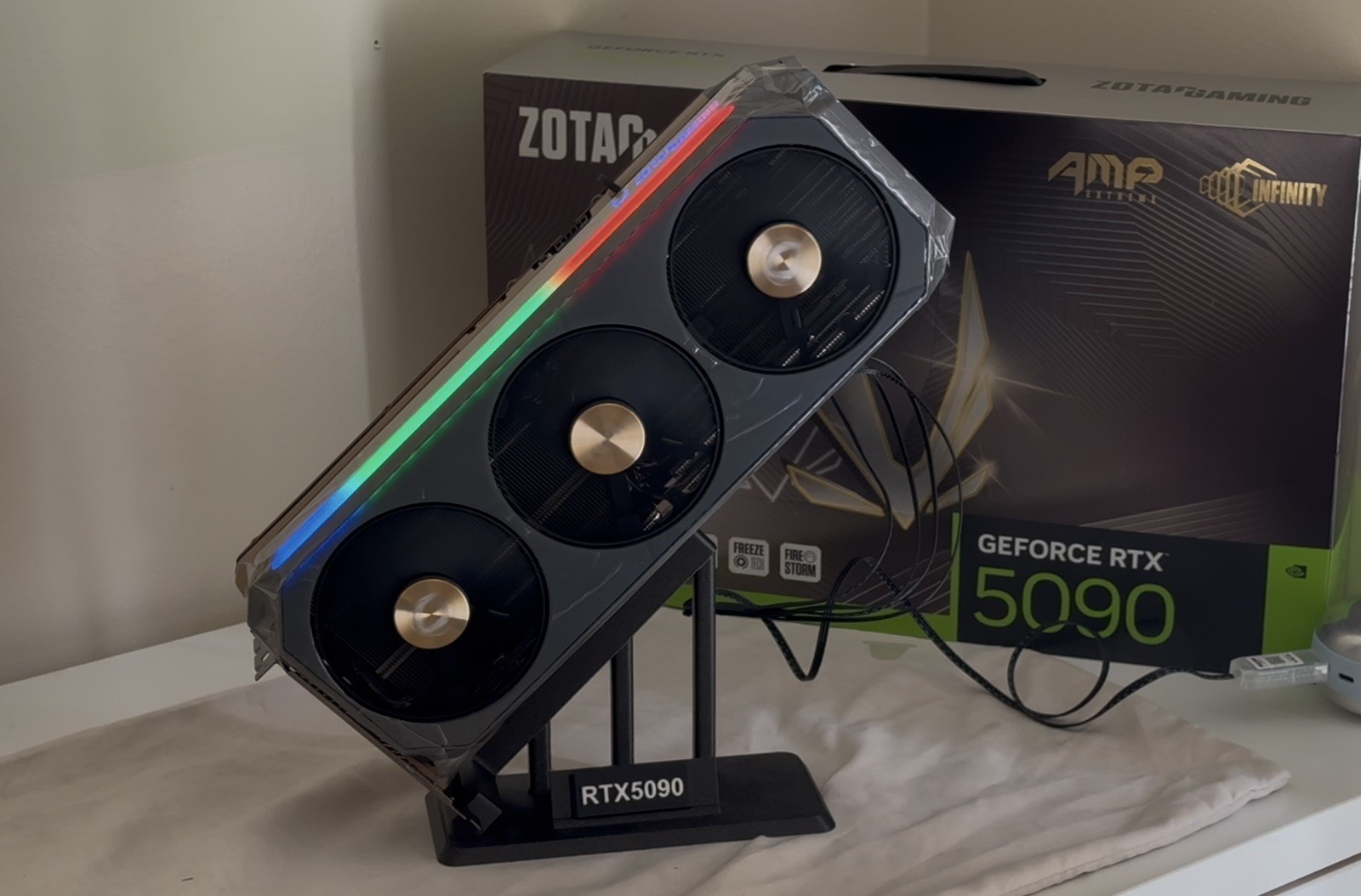 ZOTAC Gaming RTX 5090 AMP Extreme Infinity collection set parts only AU stock