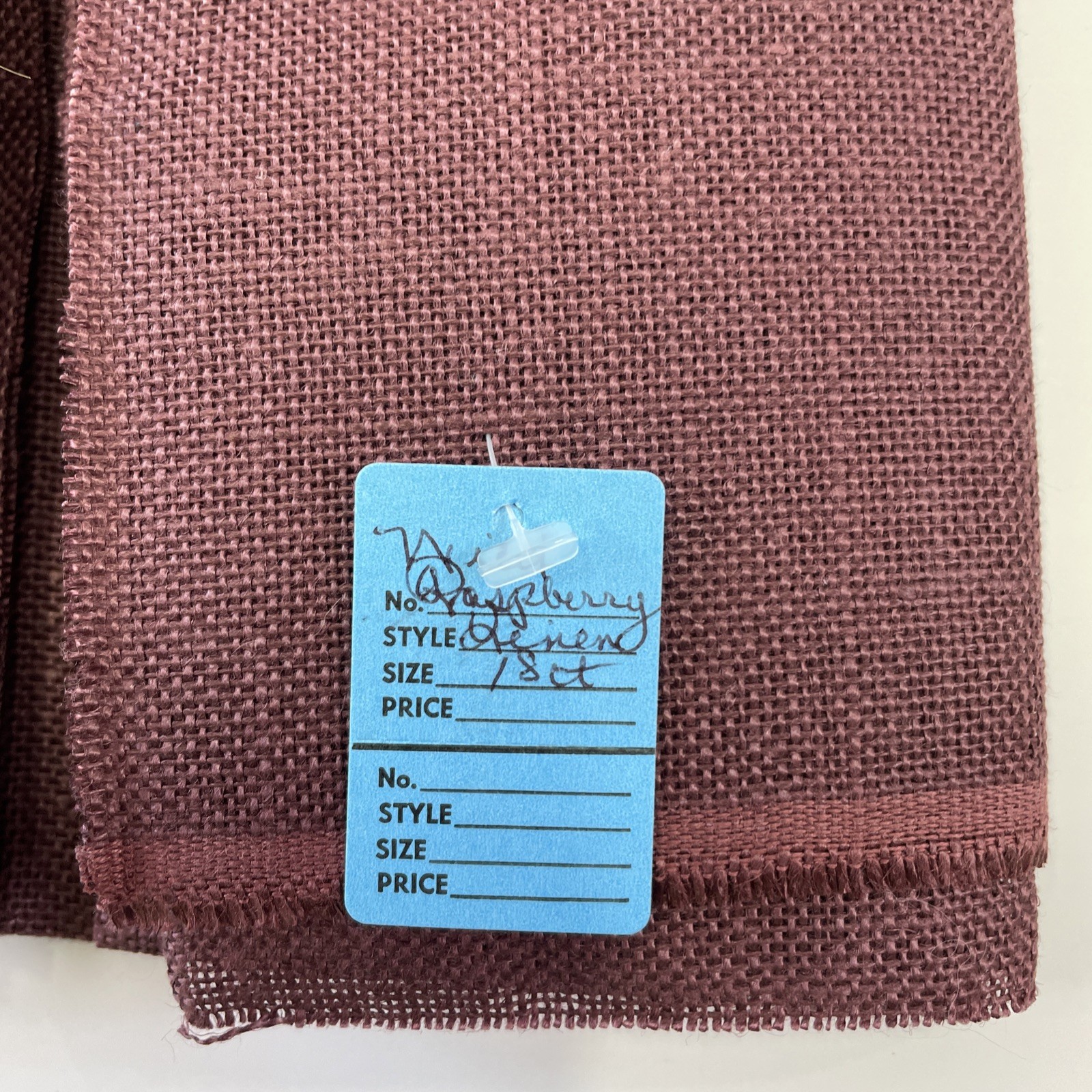 Wichelt 18 Count Linen Cross Stitch Fabric 18 x 27 ~ WILD RASPBERRY