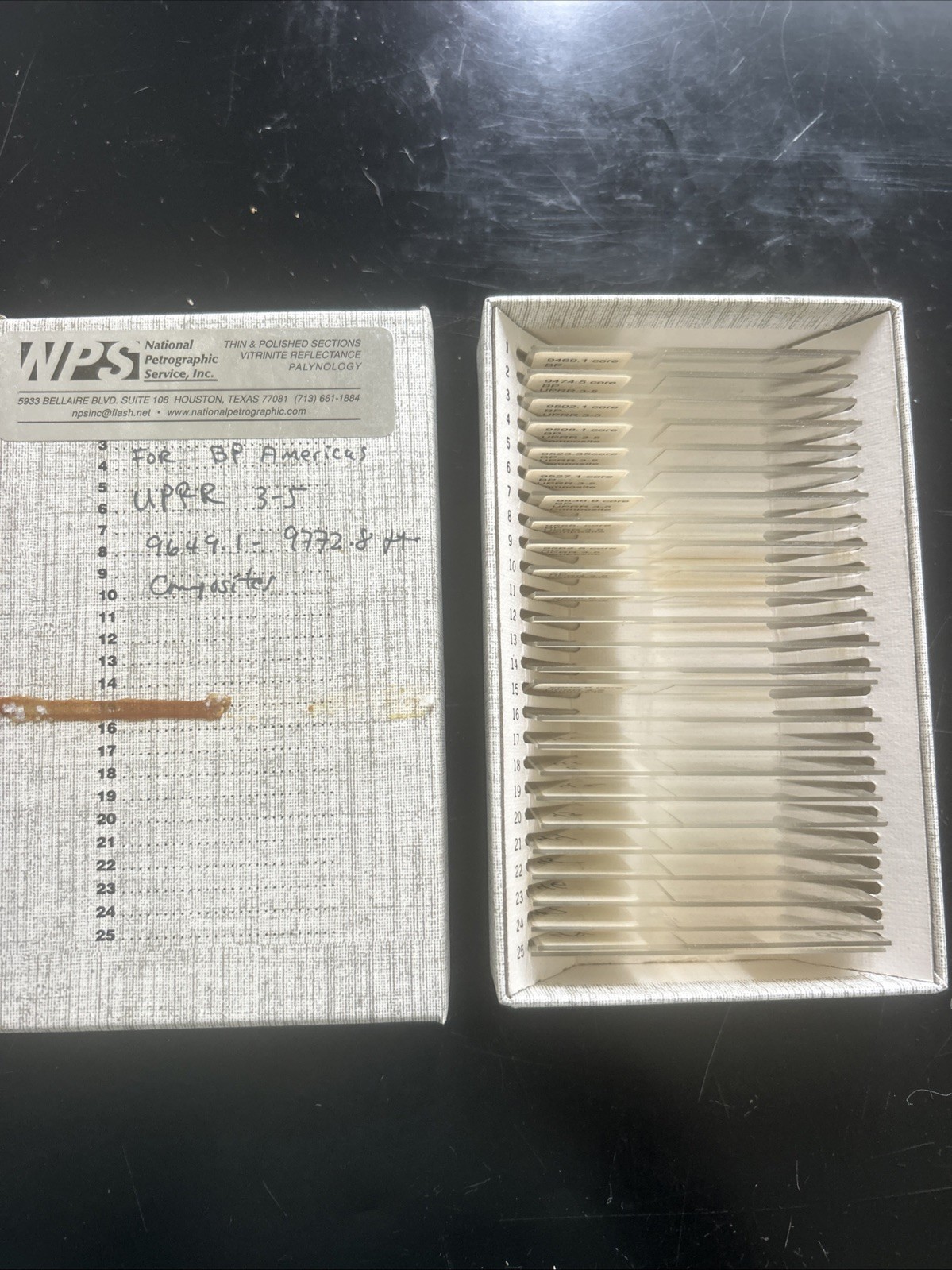 26 Composites Microscope Slides For BP Americas Uprr 35