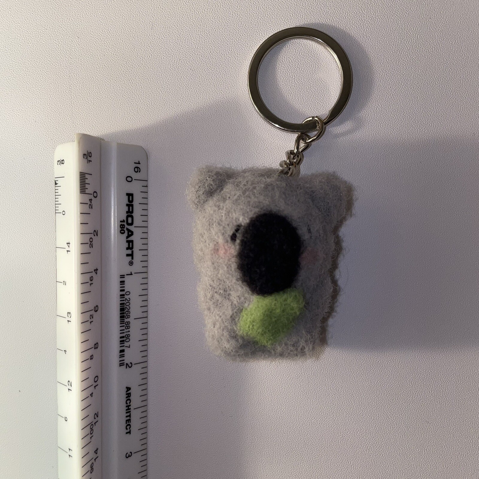 Koala Fuzzy Crochet Keychain