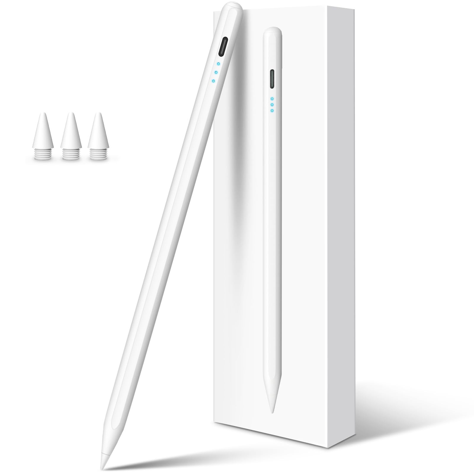 Stylus Pen for iPad Pencil 10th Generation, 3X Fast Charge Apple White