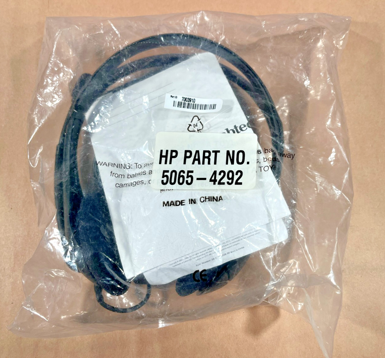 Original HP (Labtec) Stereo Headset with Boom Microphone ~ 5065-4292