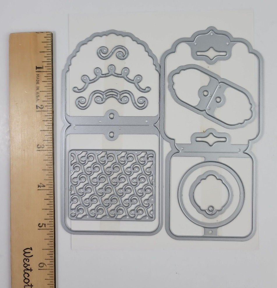 Stampin Up Cheerful Tags Thinlits Dies Sizzix Big Shot Fold Over Gift Tag 141838