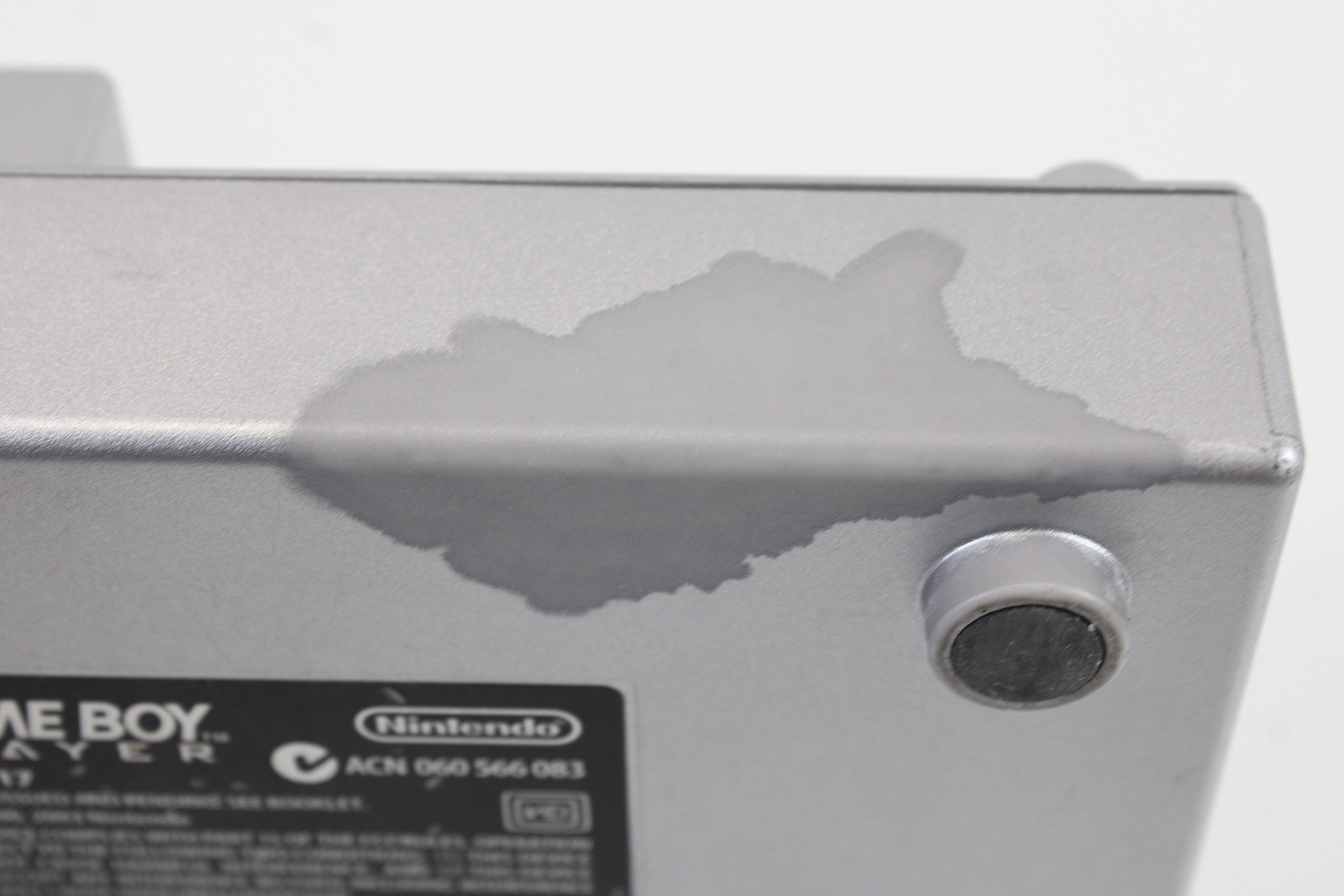 Nintendo GameCube Gameboy Advance GBA Player Replacement Shell Only Silver KPG62