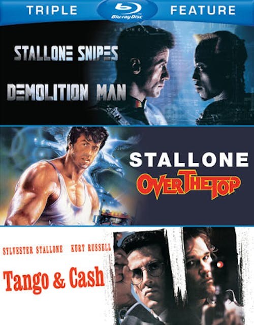 Demolition Man / Over the Top / Tango & Cash Blu-ray NEW