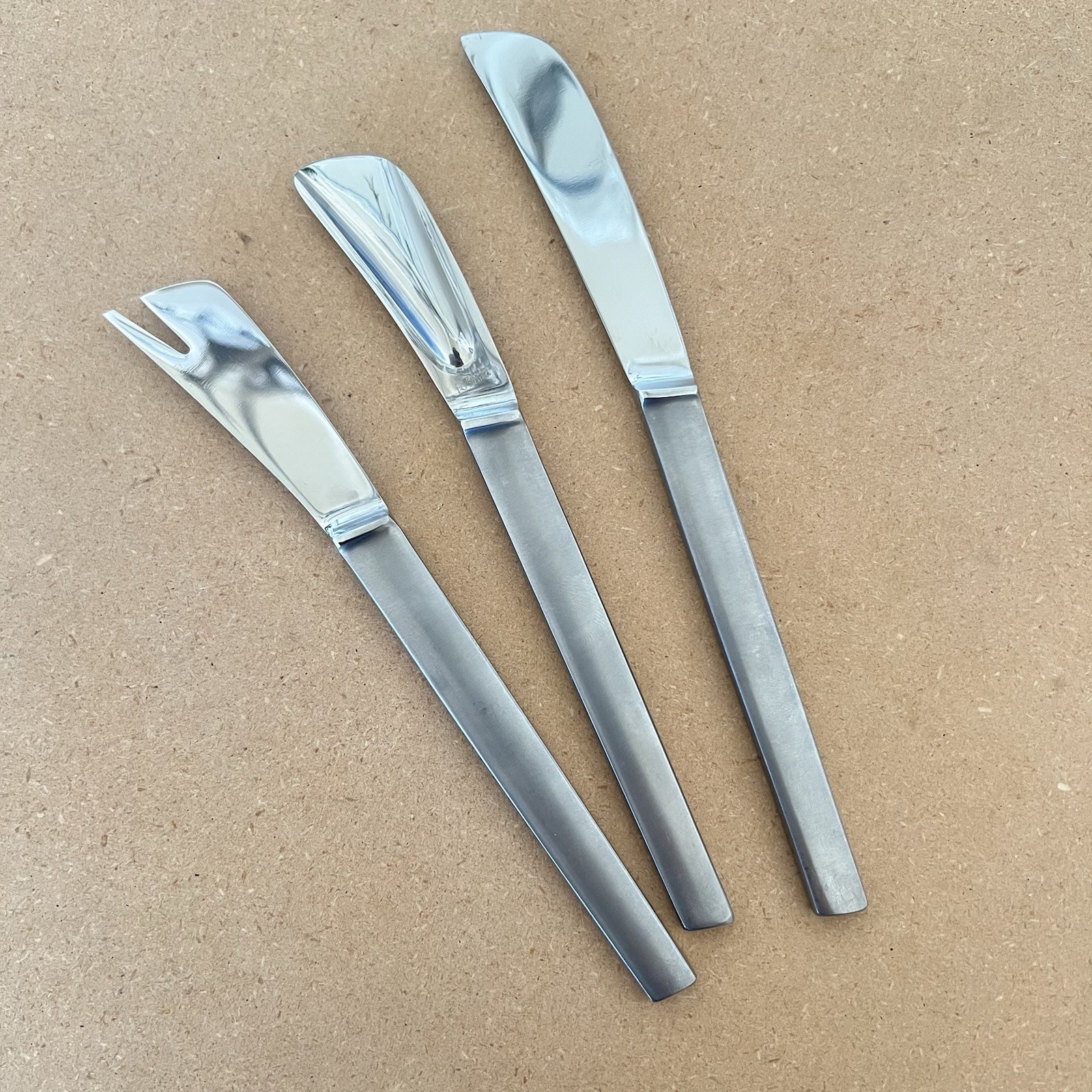 Delmonico Snack Set by ARTHUR SALM ~ VINTAGE Jam Spoon Cheese Knife Butter Knife