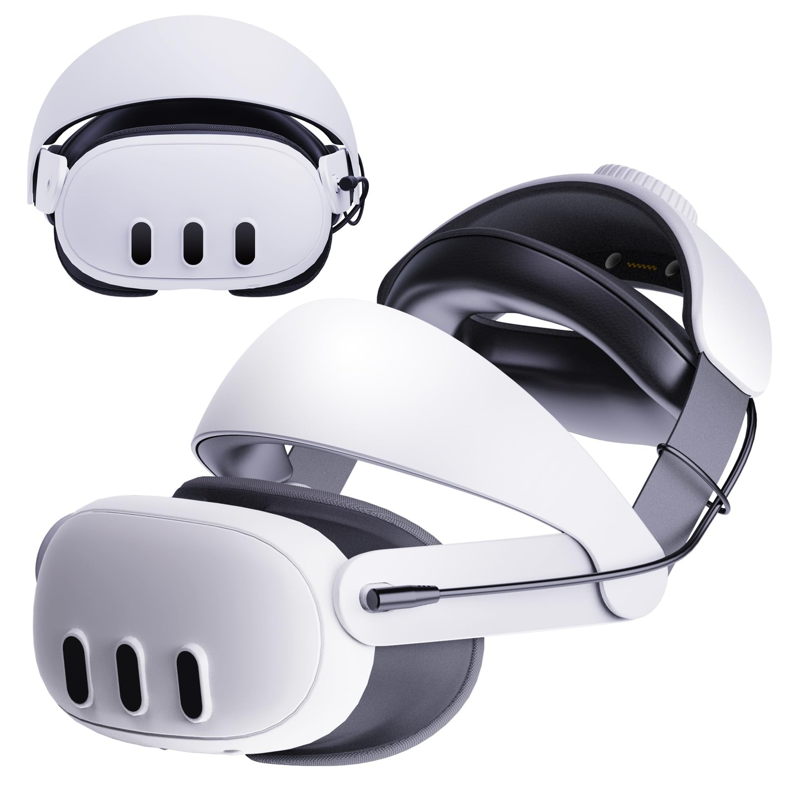 Head Strap for Meta Quest 3 | Adjustable Lightweight VR Headband with Memory ...