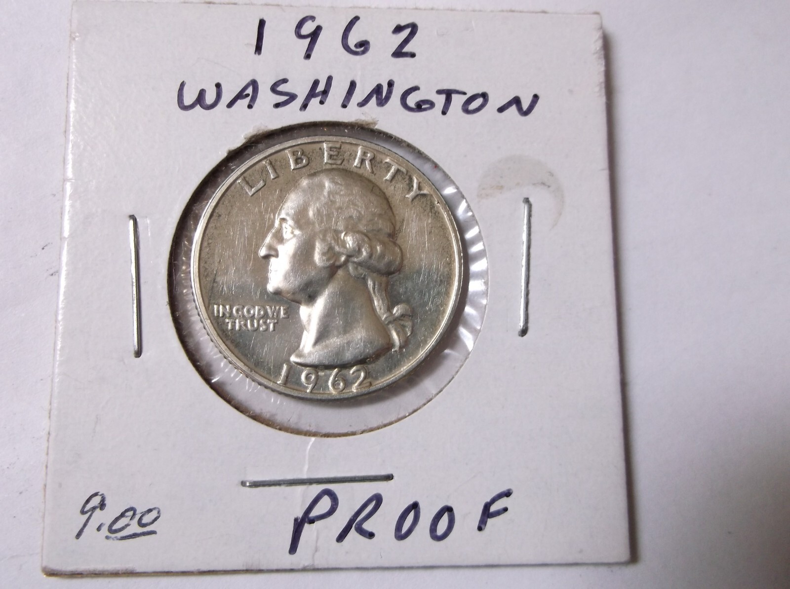 1962 Washington Quarter Proof