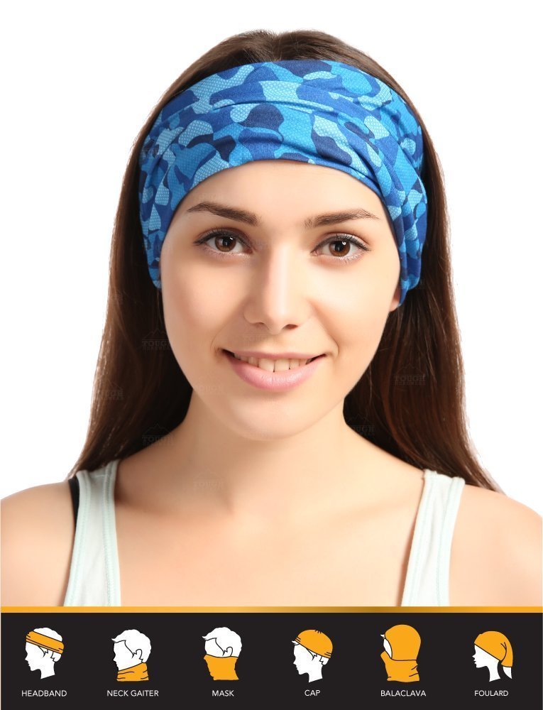 Sports Headbands,Workout Headcloth,Yoga Multi Function Headscarf 12-in-1