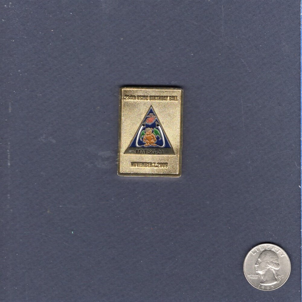 MATSG-23 Challenge Coin USMC 234th Birthday Ball Squadron Patch Image