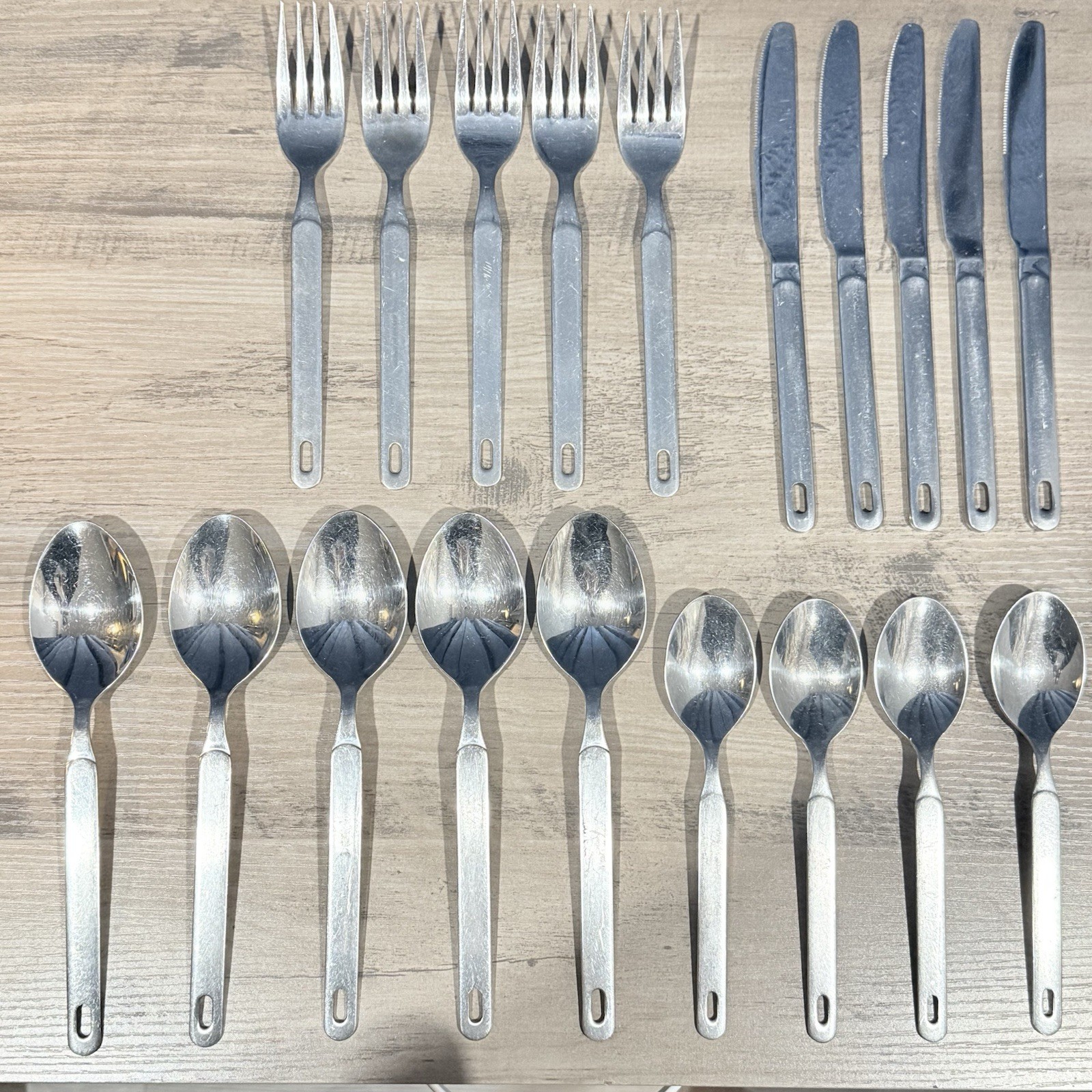 19 Pc. Lot Cambridge Silversmiths Pegasus Flatware 18/8 Misc Knife Fork Spoon