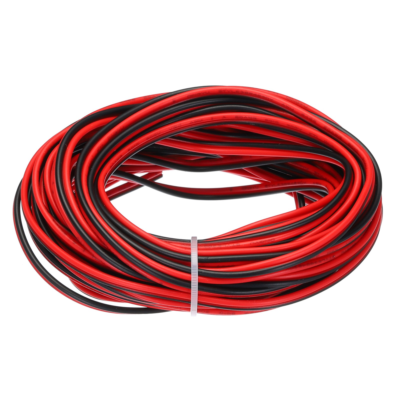 20 Gauge 2 Conductor Parallel PVC Wire 33Ft/10M Long 1.8mm Dia for LED RGB Cable