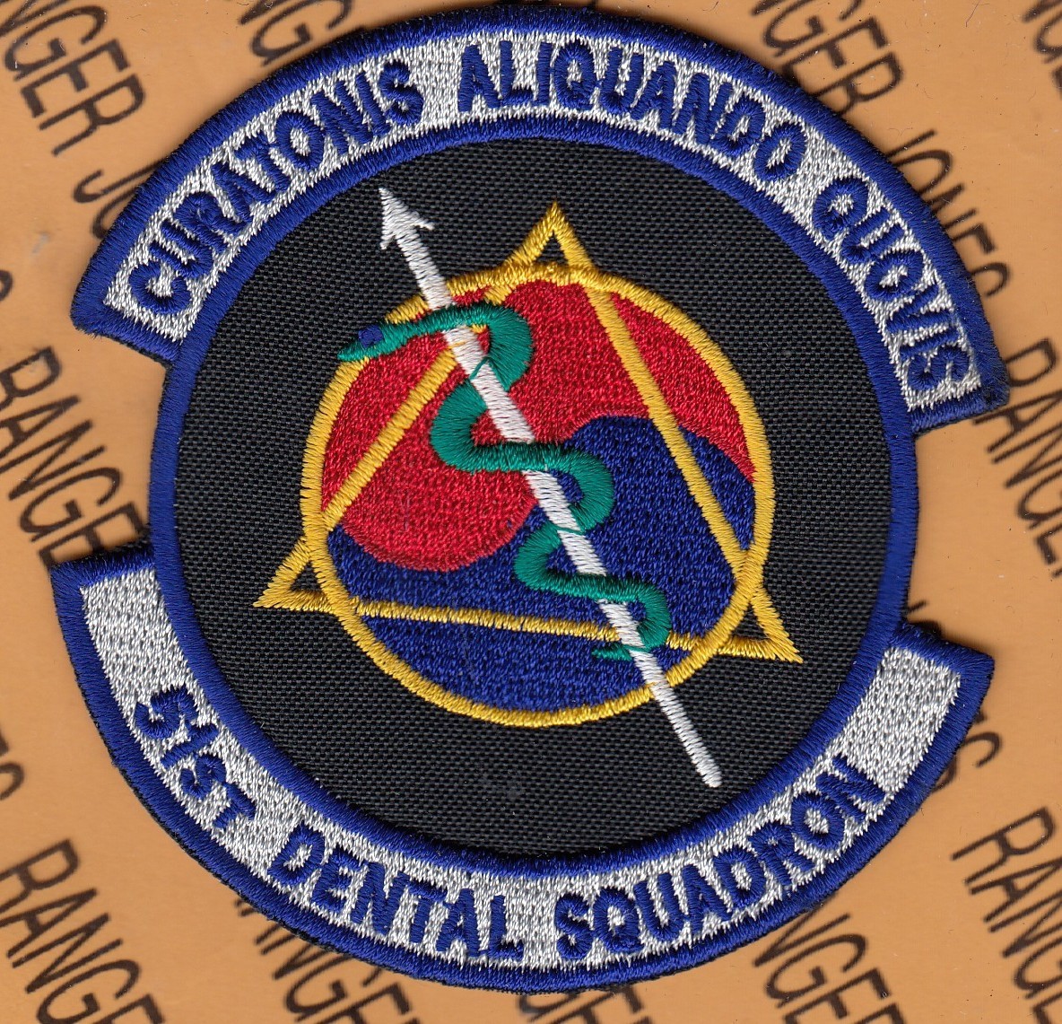 USAF Air Force 51st Dental Squadron DS ~3.75" patch c/e