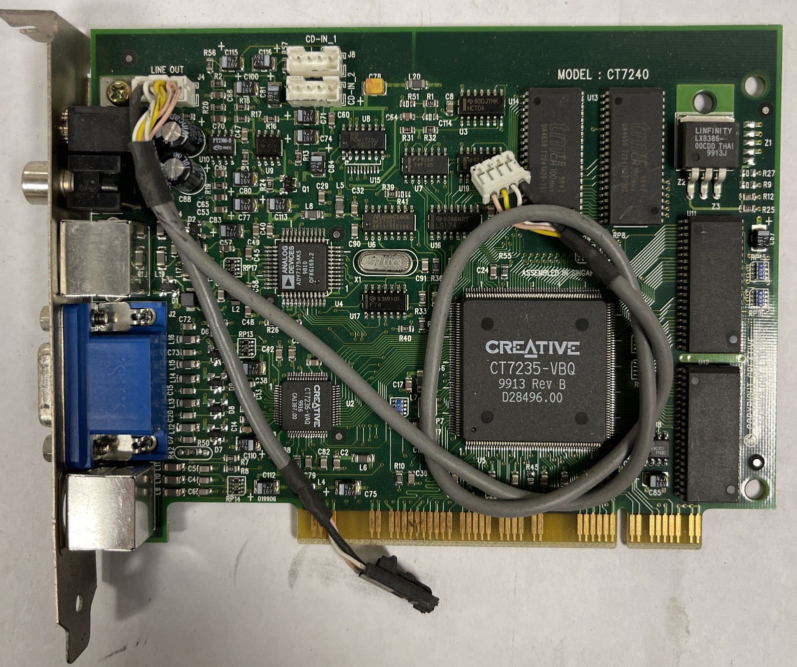Creative Labs CT7240 Video Decoder Pci Card