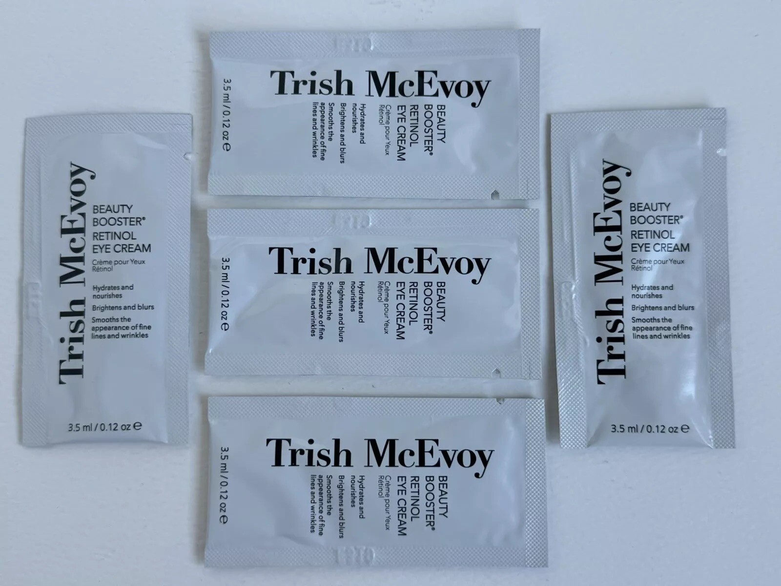 Lot Of 5 X Trish McEvoy Beauty Booster Advanced Repair Retinol Eye Cream 3.5 ml