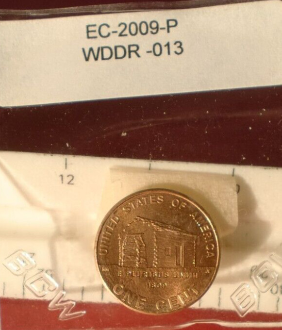 2009P Lincoln WDDR-013 Early childhood Doubled Die Error Cent