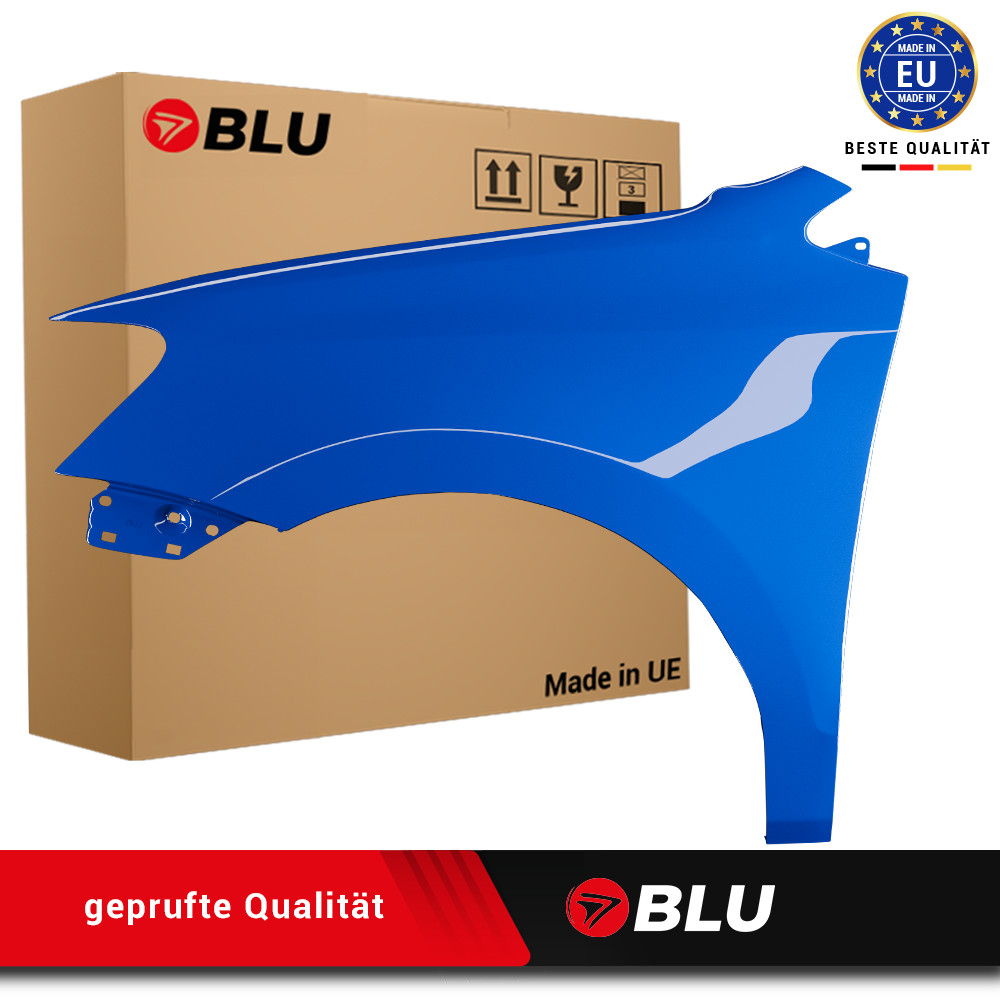 Fender For VW Polo 6R V 5 LD5E Left Blue 2009-2017 Front Painted New