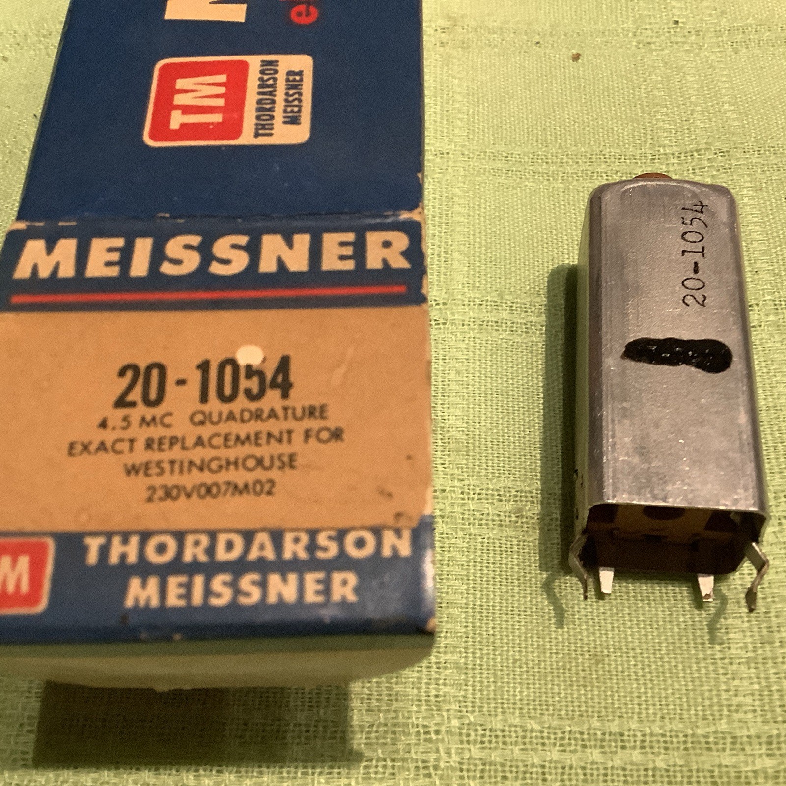 Meissner 20-1054 Tv Quadrature Coil 4.5mHz ( Westinghouse 230V007M02)
