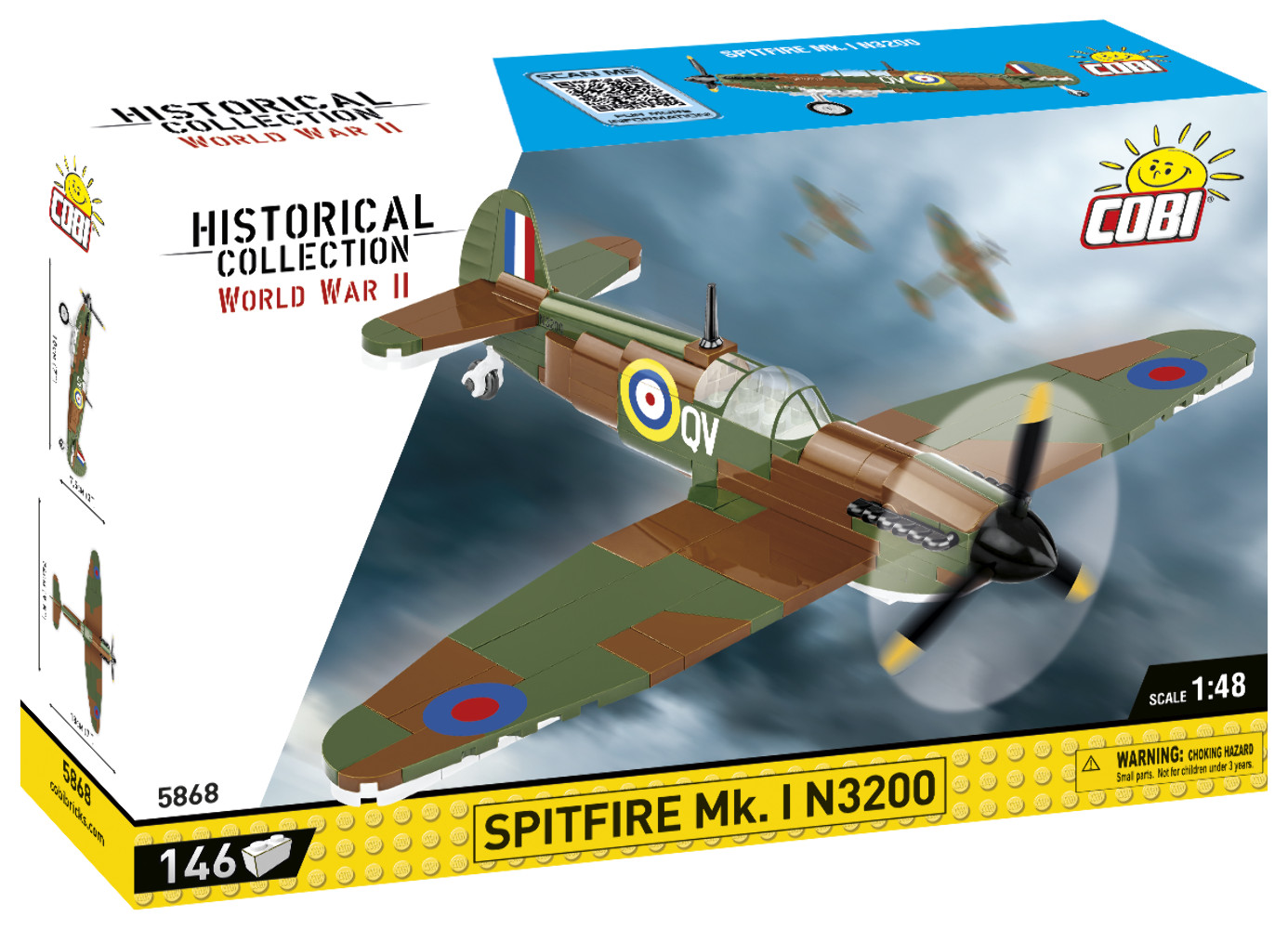 COBI Spitfire Mk. I N3200 - Imperial War Museum Duxford Set 5868