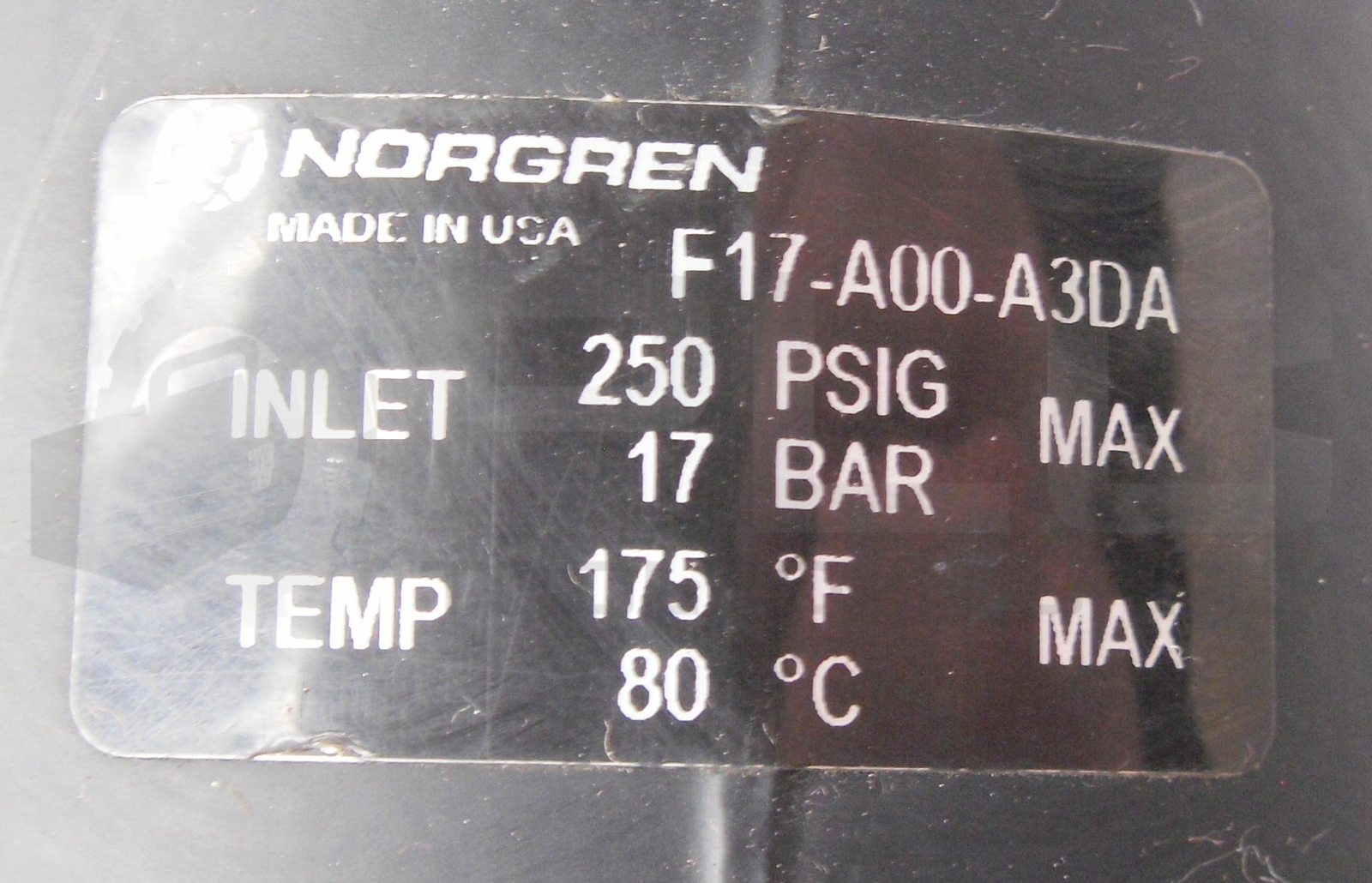NEW NORGREN F17-A00-A3DA FILTER *READ*