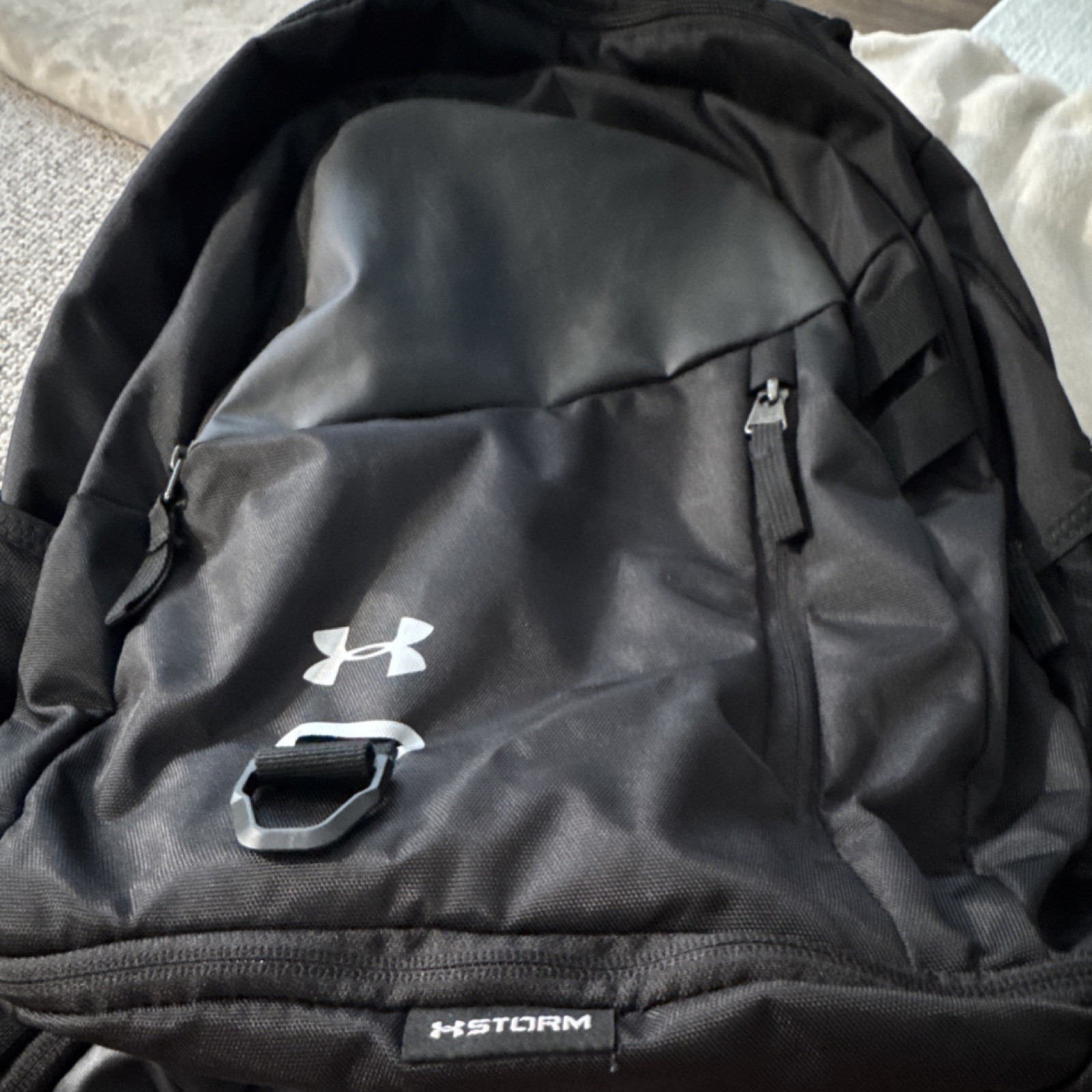 Under Armour Storm Hiking Backpack Black Fabric Unisex Adults Padded Straps