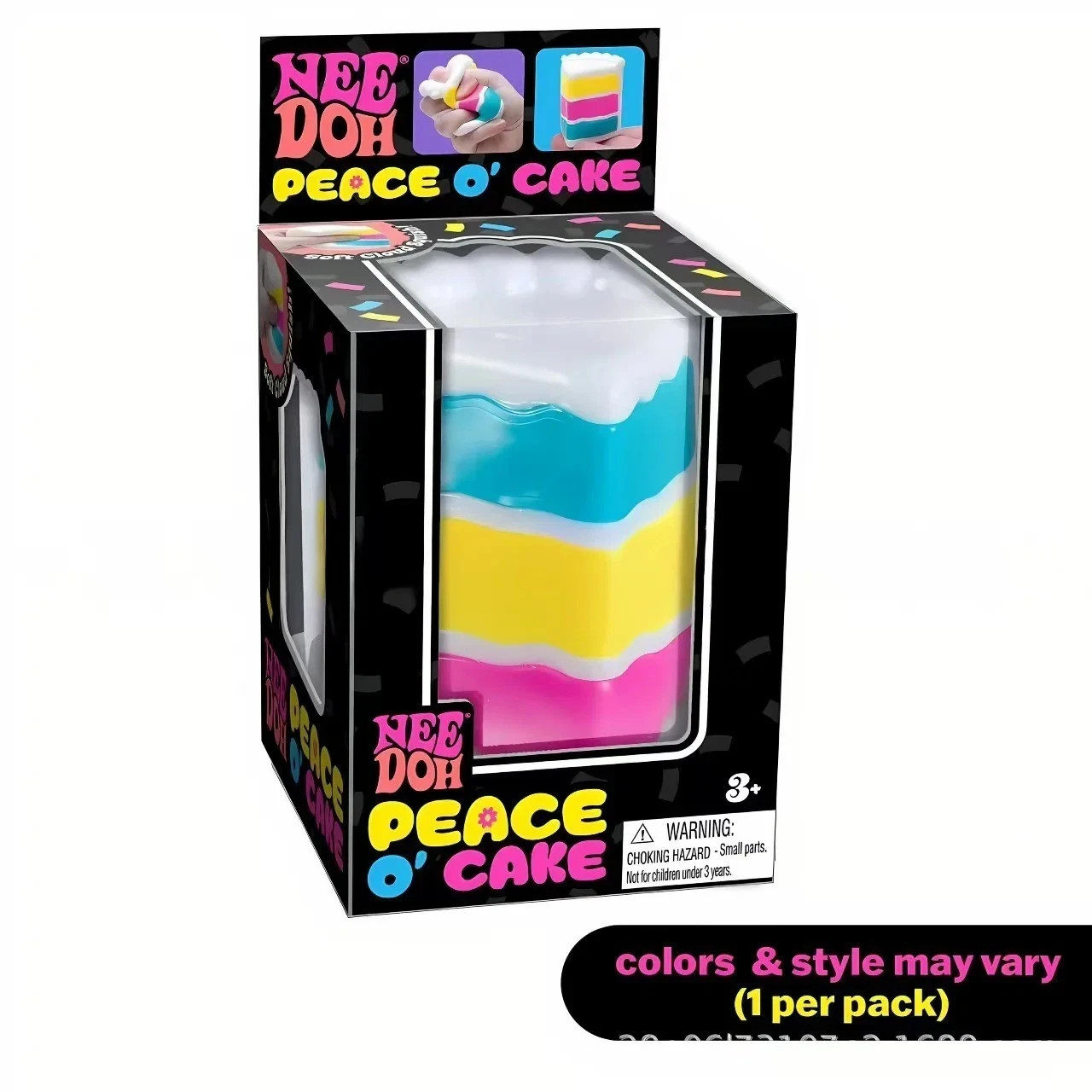 Nee Doh Inspired Peace O’ Cake Multi-Color Sensory Toy for Kids