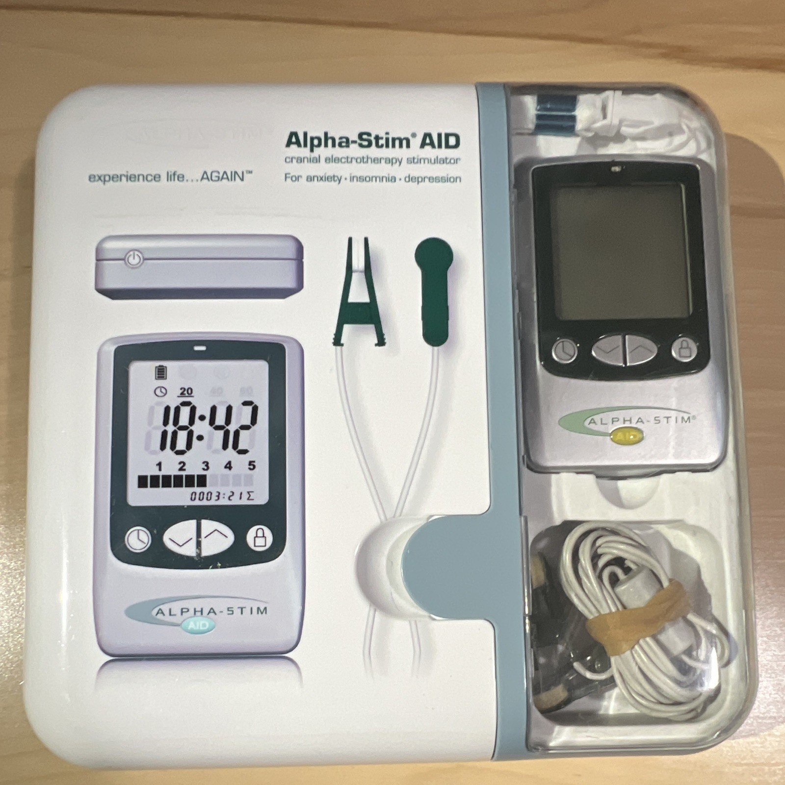 Alpha-Stim AID Device Kit Tested & Working