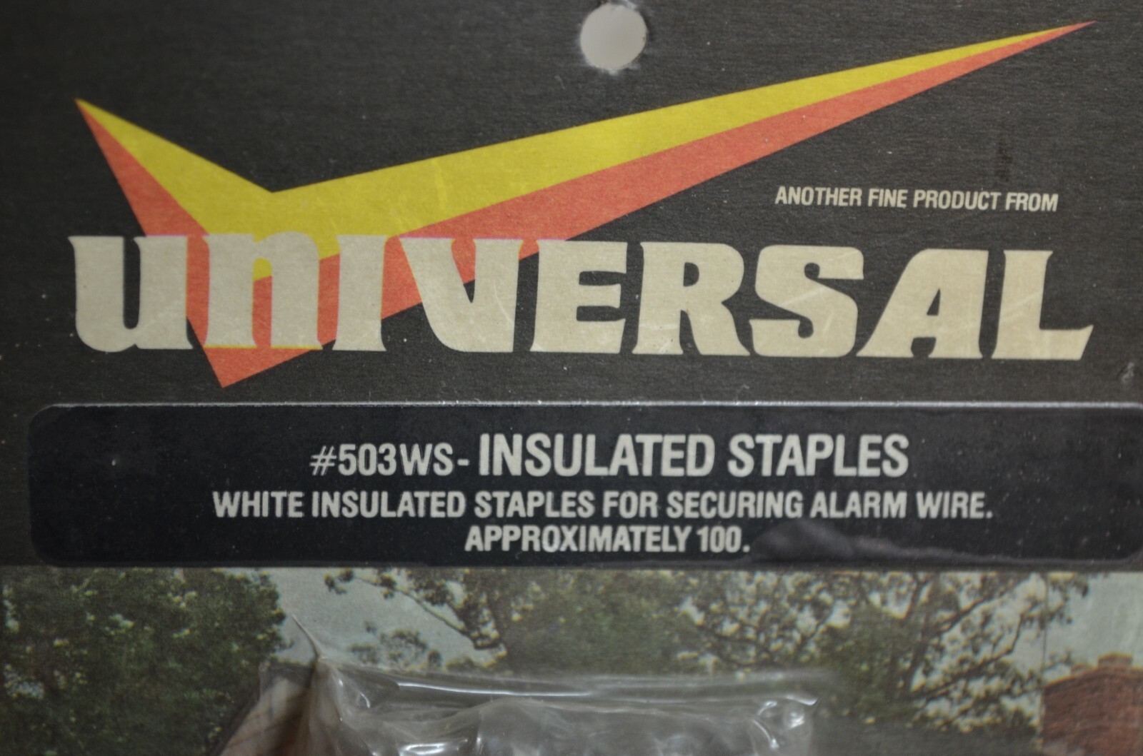 Universal Security Instruments, Insulated Staples, Alarm System, White, #503WS