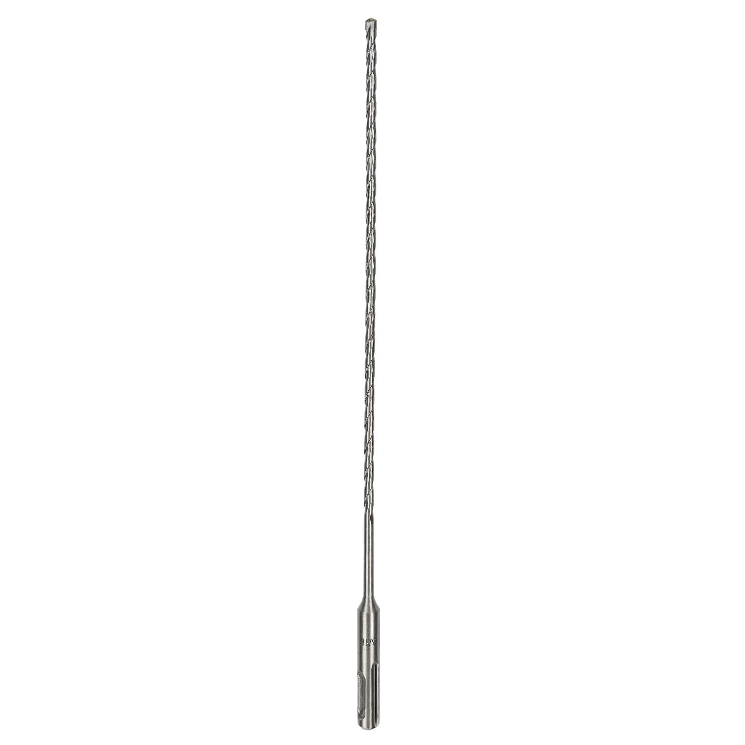 3/16 Inch x 12 Inch SDS Plus Rotary Hammer Drill Bits - 1 Pack with Carbide Tip