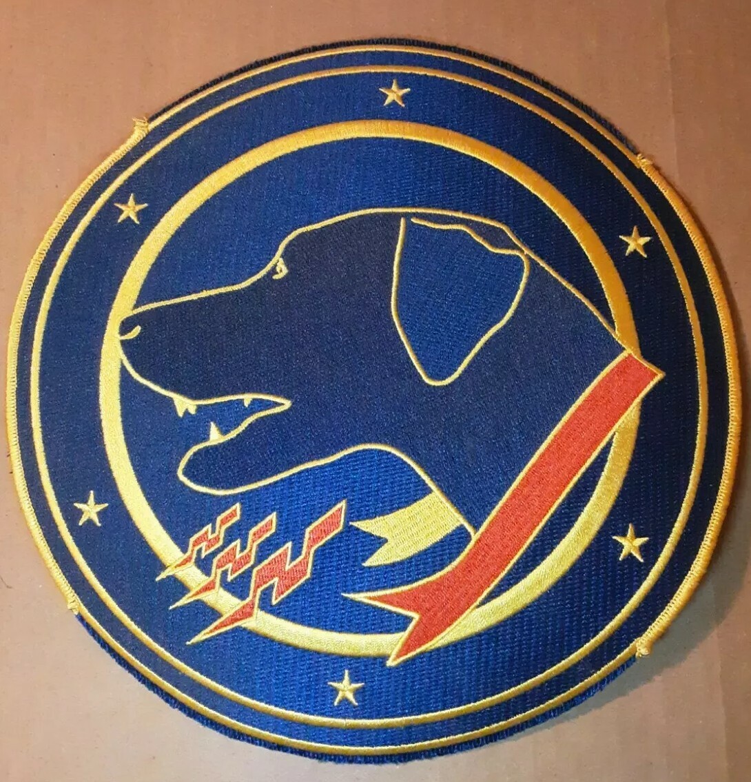 Tactical Fighter Squadron Wardog 9" Patch Without Add Ons READ