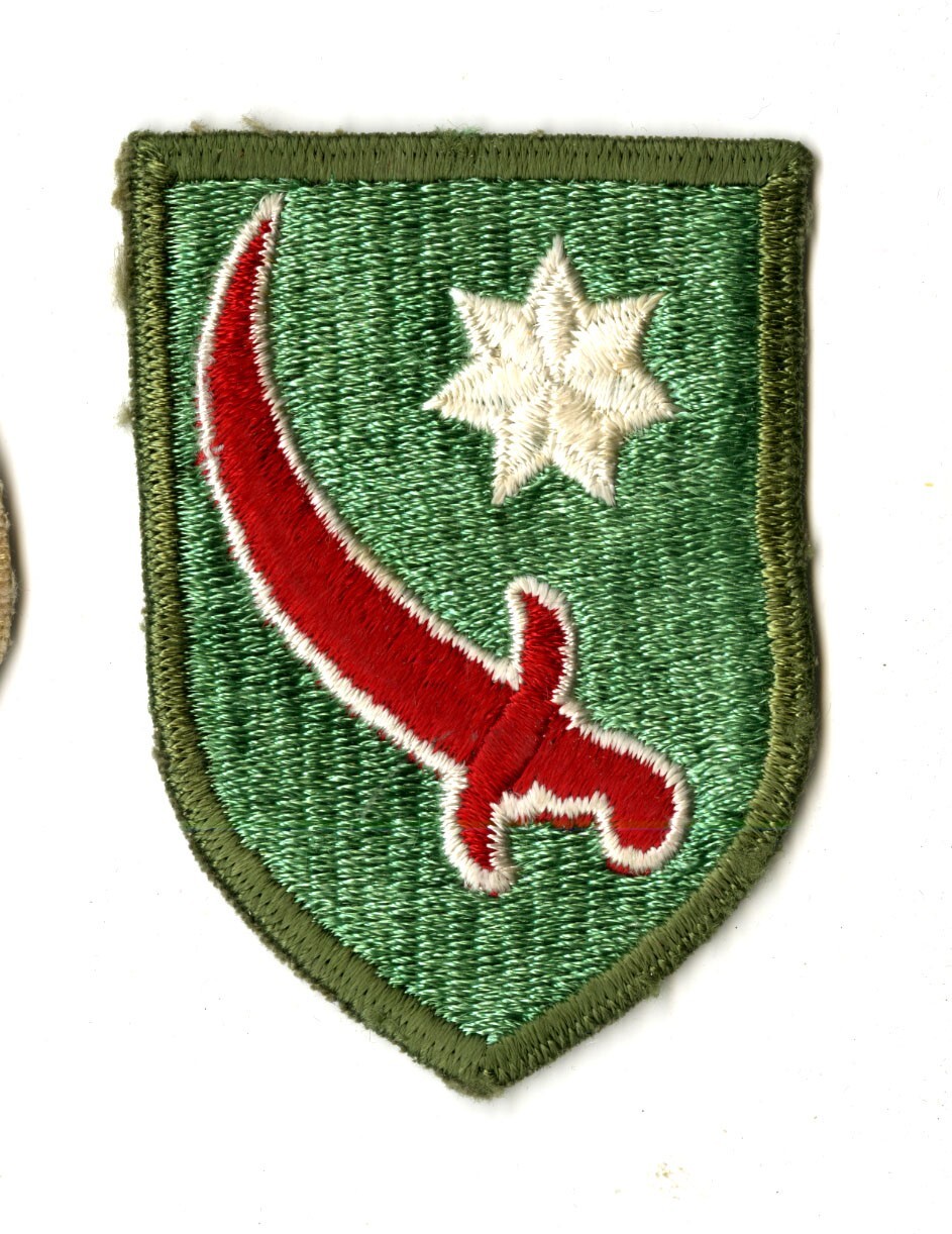 Persian Gulf Command White Back Patch WWII Vintage