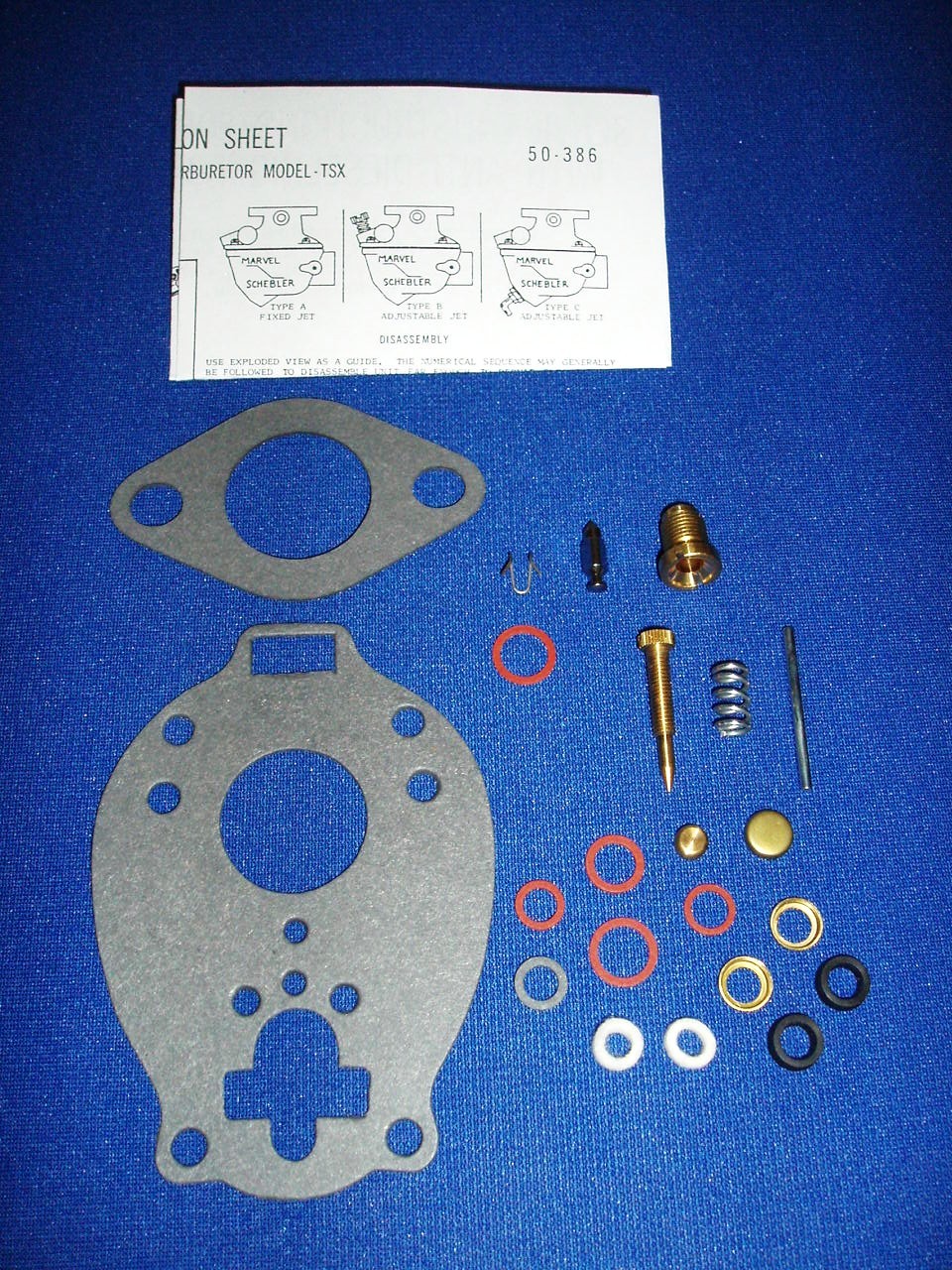 Fits Lincoln Welder Sa 200 Redface ShortHood Marvel Schebler TSX Carburetor Kit