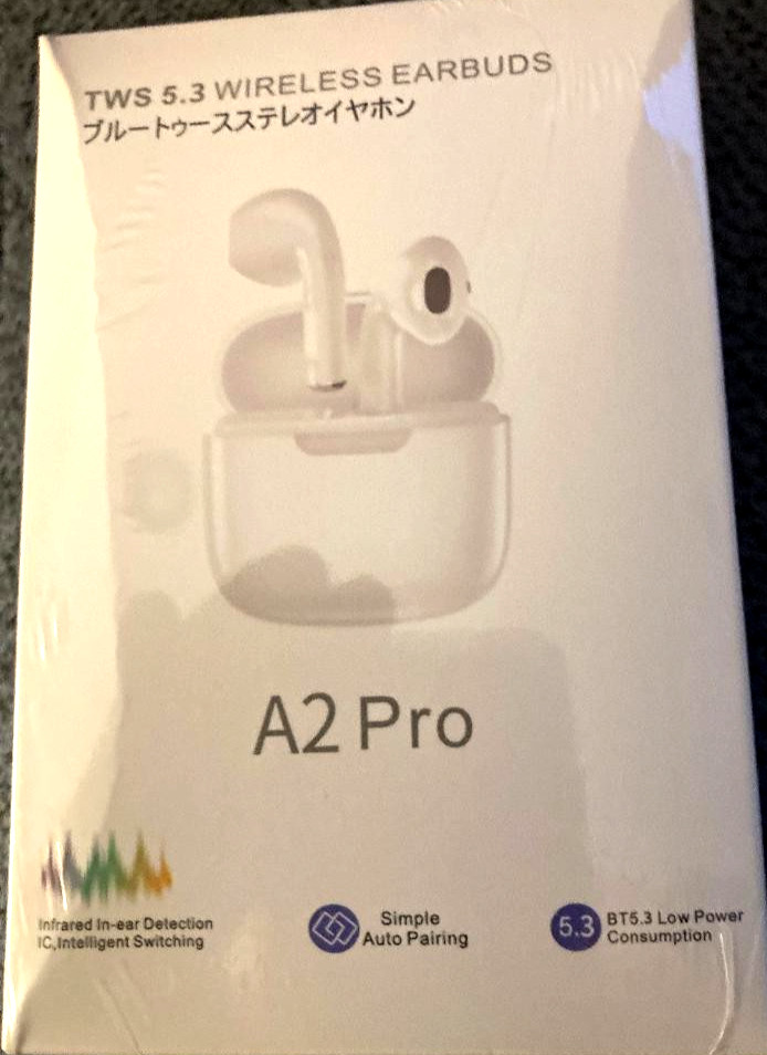 A2 Pro Tws 5.3 True Wireless Bluetooth Earbuds Infrared In Ear Detection - White