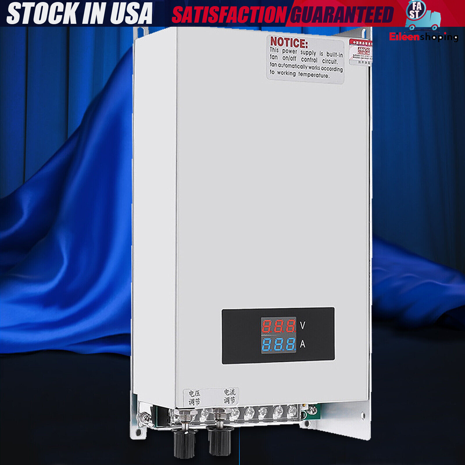 Adjustable Switching Power Supply AC 0-48V DC 1000W 48V 20A Voltage & Current