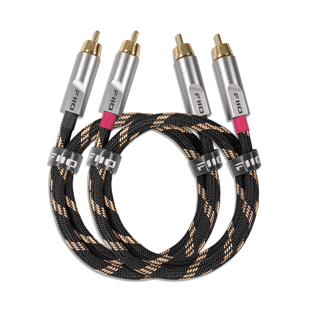 FiiO LR-RCA4 Dual RCA 5N Pure copper silver-plated analog audio cable