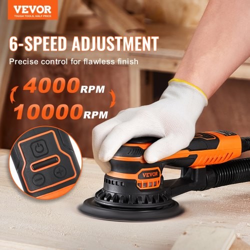 Random Orbital Sander 5 6Inch 350W Brushless Orbital Sander 10000 PRM