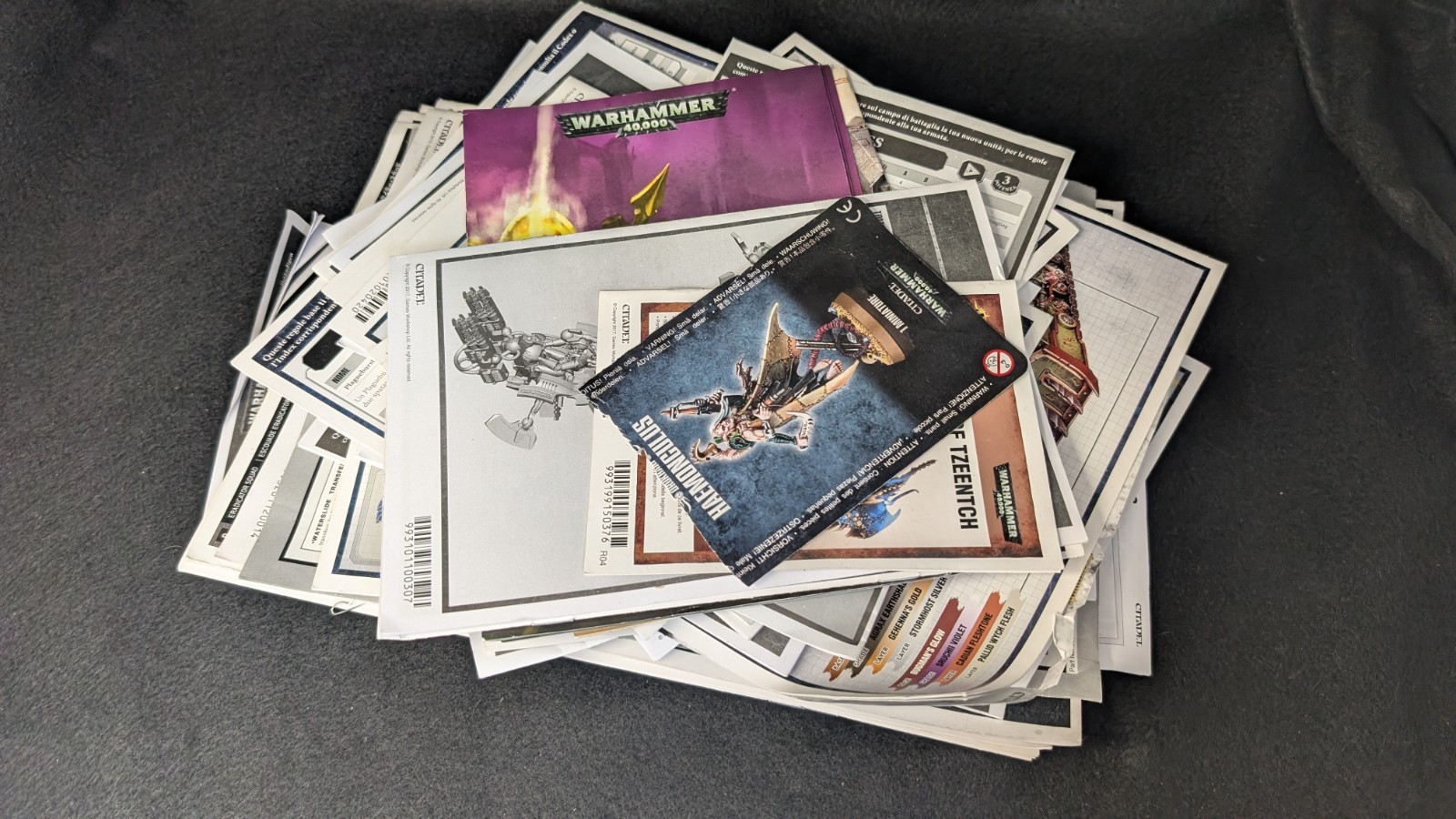 Warhammer 40K Instruction Manual Lot 3rd–8th Ed 3lbs+ Build Guides OOP Rare
