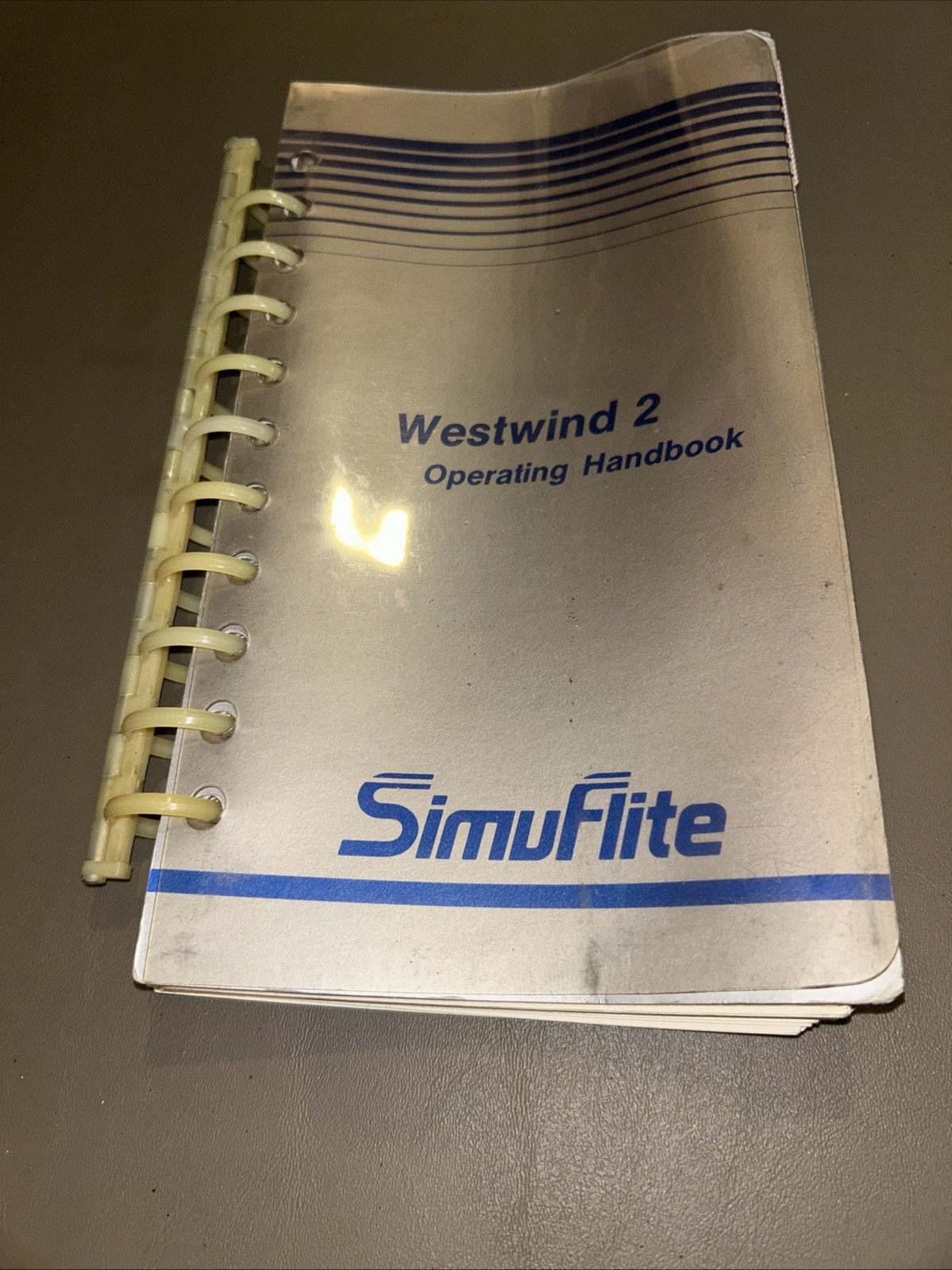 vintage SimuFlite Operating Handbook for the Westwind 2 aircraft for pilots