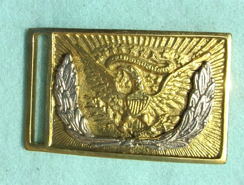 CIVIL WAR Eagle BELT BUCKLE Heavy Solid Brass Replica #12
