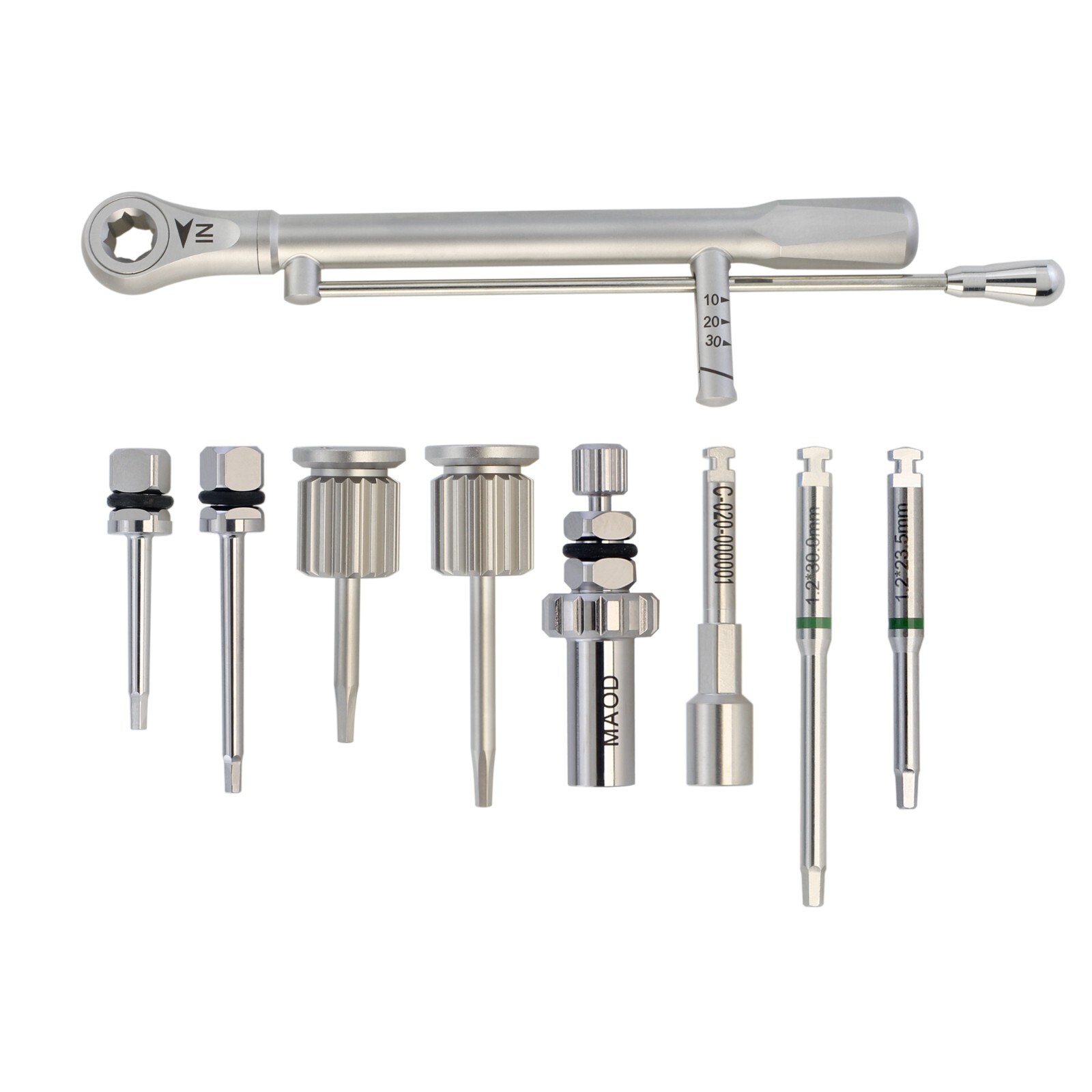 Hiossen Osstem Implant Hand Torque Drivers Screwdriver Square Hex 1.2 Multi ABT
