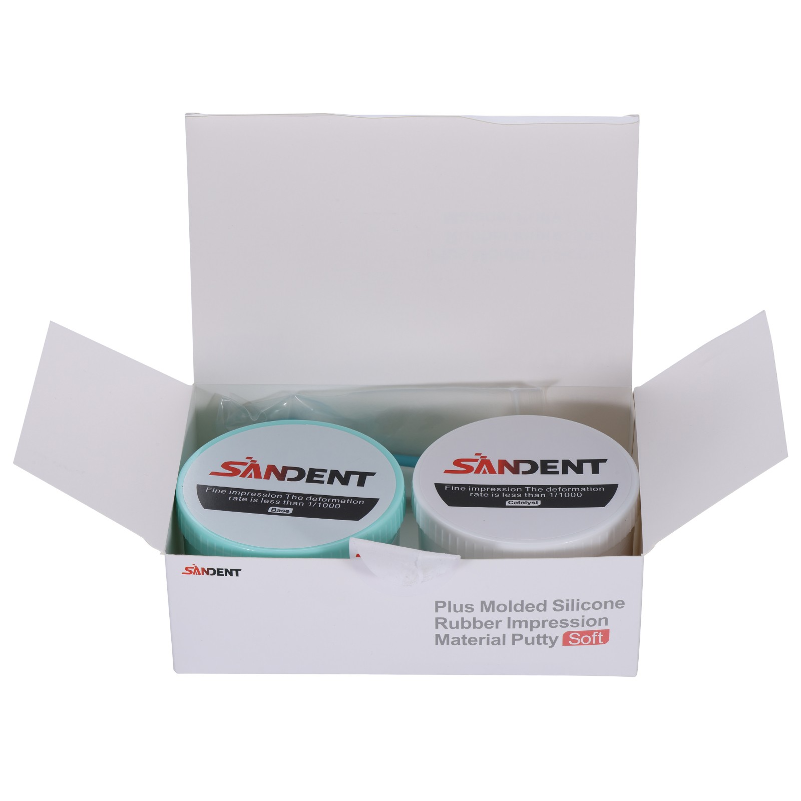 Dental Impression Material Putty Fast/Normal Set Base & Catalyst 400G*2