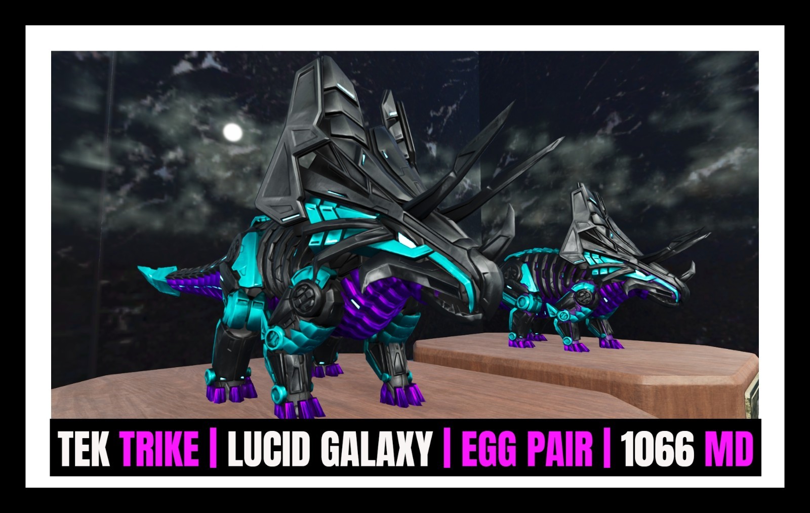 ARK Survival Ascended PvE TEK TRIKE EGG PAIR LUCID GALAXY  TOP PC/XBOX/PS5 ASA