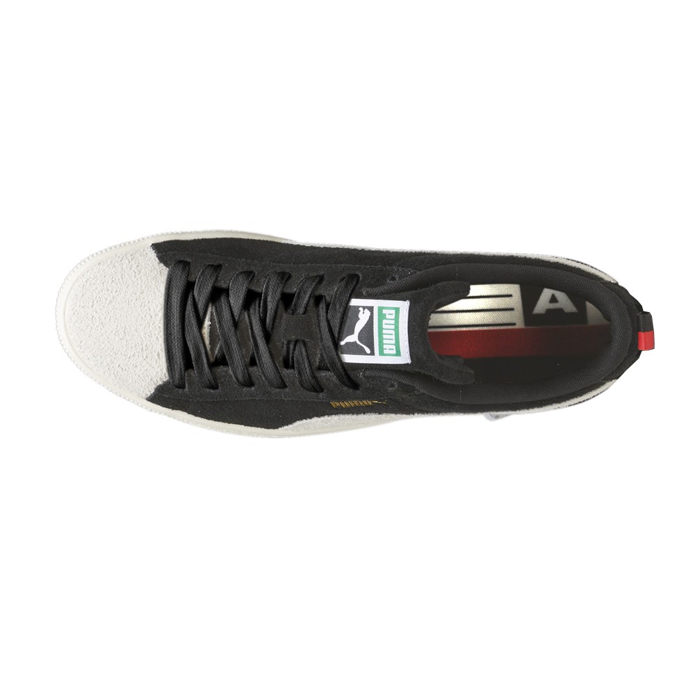 PUMA Suede Cassette Tape Lace Up Mens Black Sneakers Casual Shoes 39454401