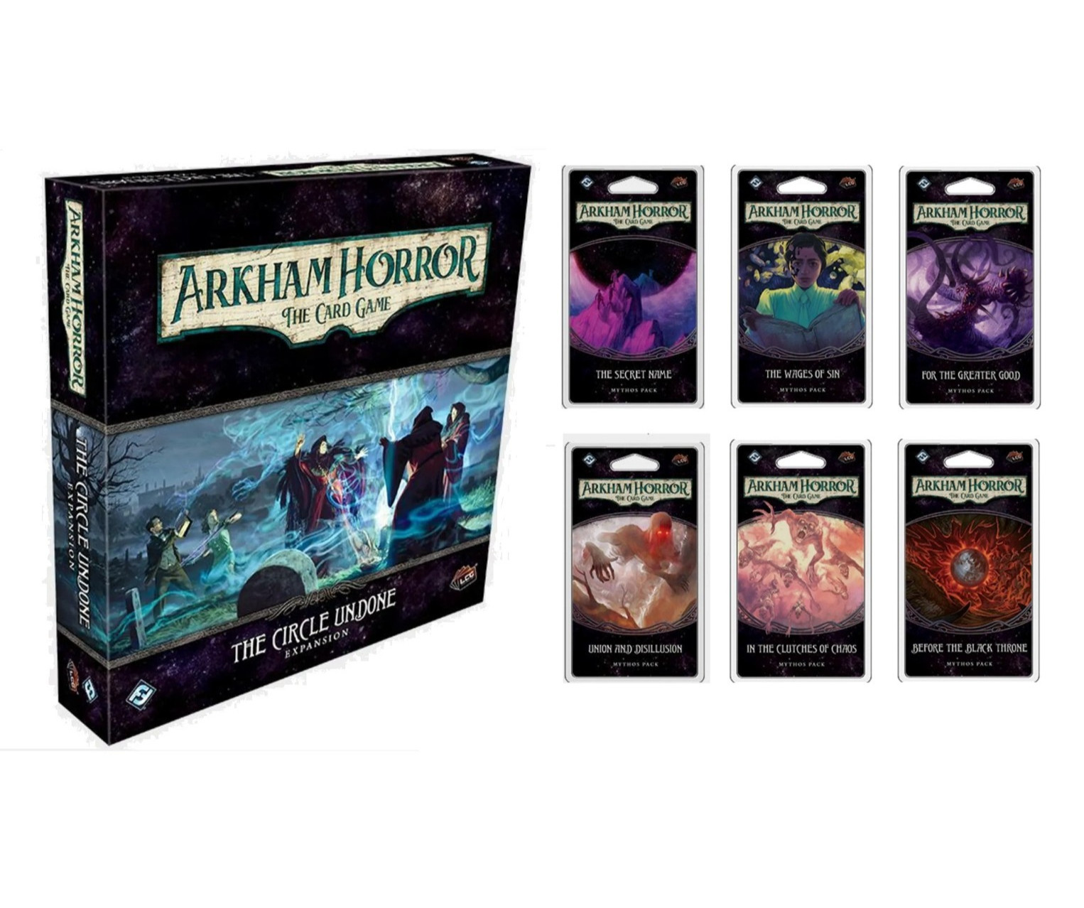 Arkham Horror LCG The Circle Undone Complete Cycle FFG Card Game Full Set New SW