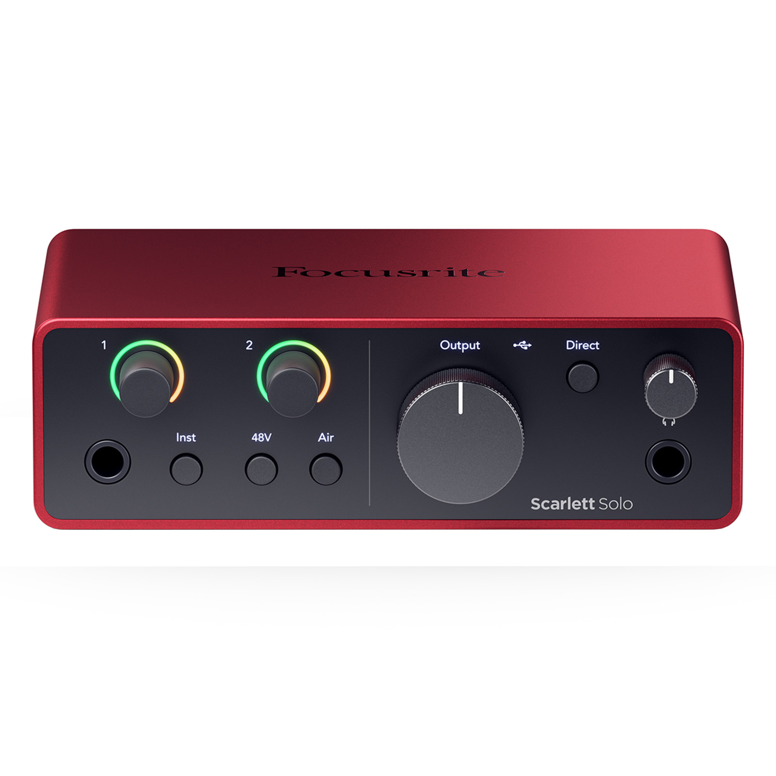 Focusrite Scarlet Solo (4th Gen) 2-in/2-out USB-C Audio Interface