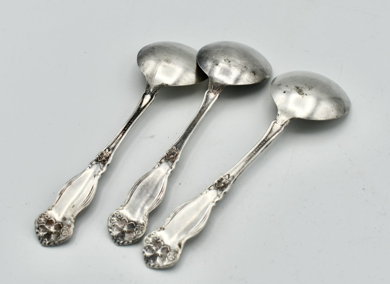 Rogers Bros Silver Plated 5 1/2" spoons SET 3
